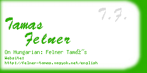 tamas felner business card